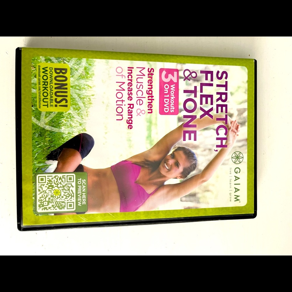 Stretch flex and tone workout dvd